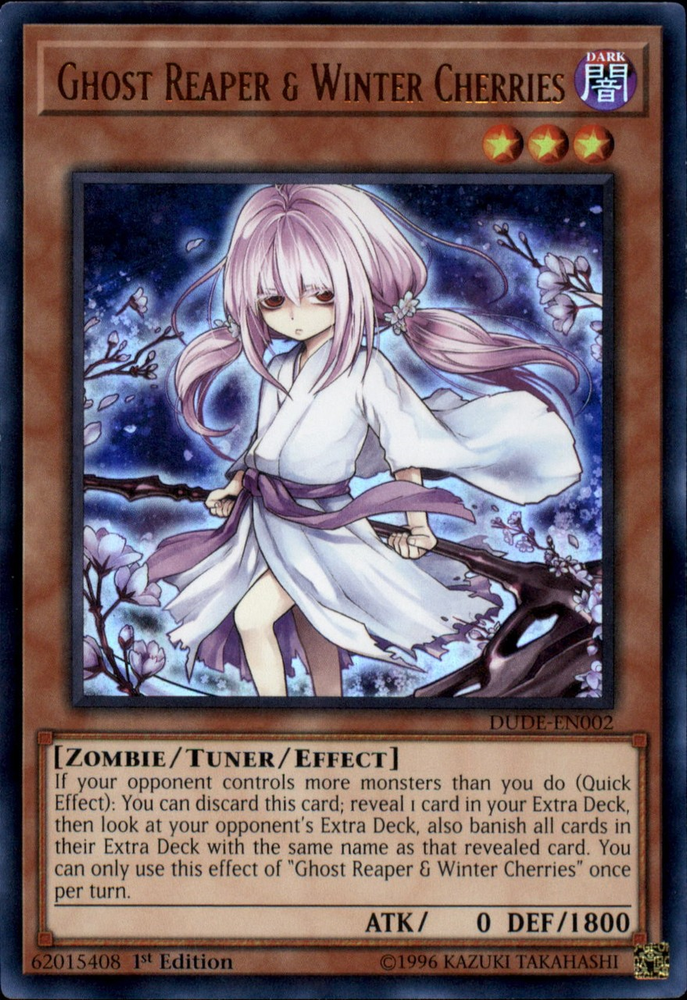 Ghost Reaper & Winter Cherries [DUDE-EN002] Ultra Rare Yu-Gi-Oh!