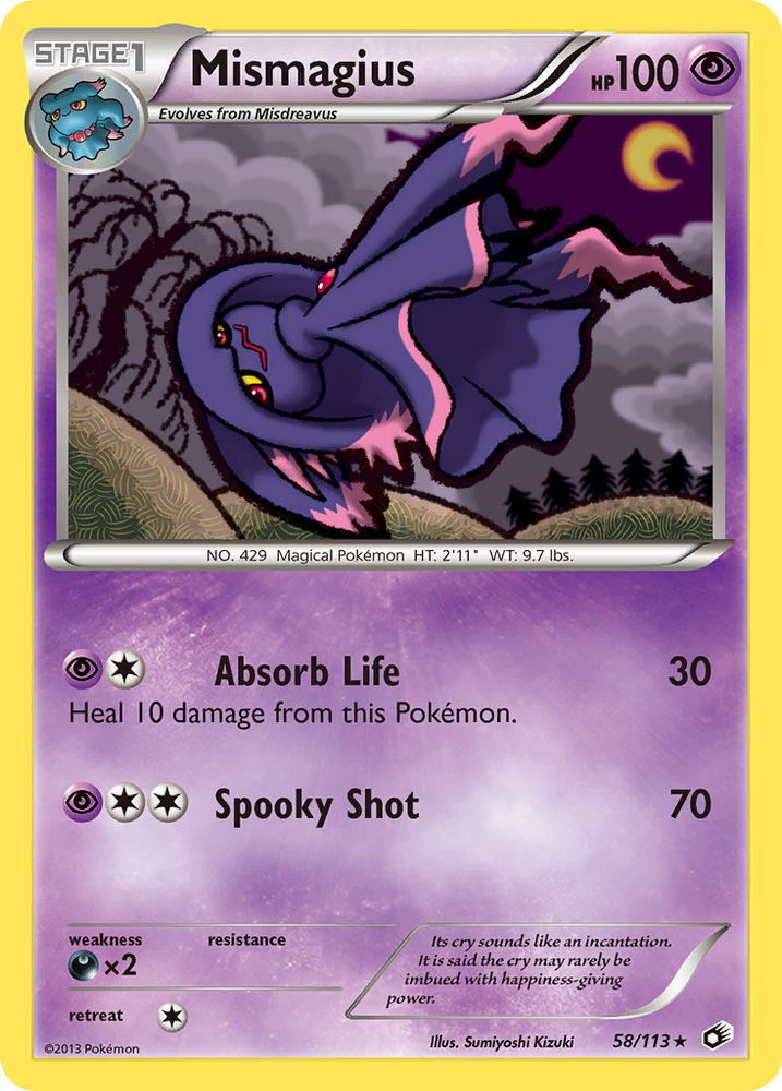 Mismagius (58/113) [Black & White: Legendary Treasures] Pokémon