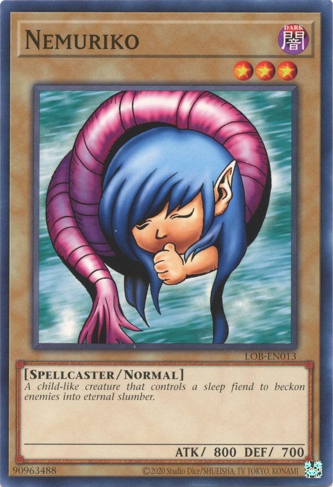 Nemuriko (25th Anniversary) [LOB-EN013] Common Yu-Gi-Oh!