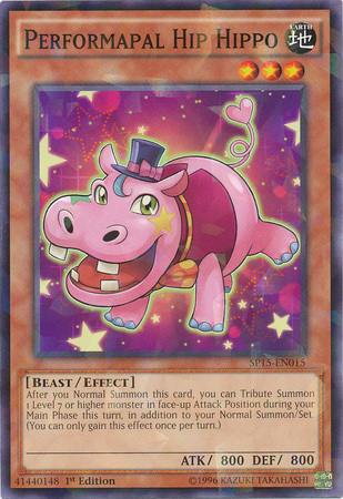 Performapal Hip Hippo [SP15-EN015] Shatterfoil Rare Yu-Gi-Oh!