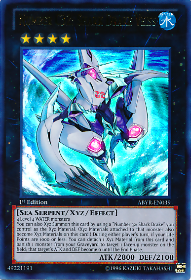 Number C32: Shark Drake Veiss [ABYR-EN039] Ultra Rare Yu-Gi-Oh!