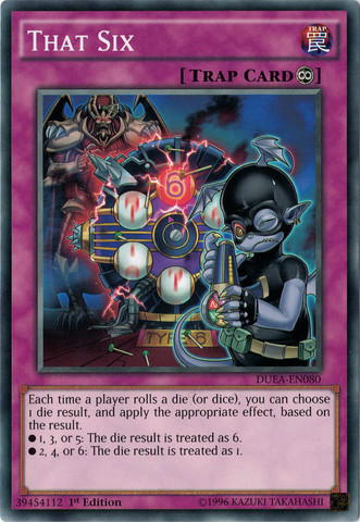That Six [DUEA-EN080] Common Yu-Gi-Oh!