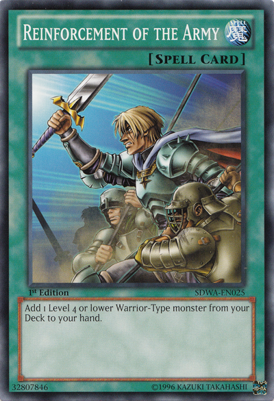 Reinforcement of the Army [SDWA-EN025] Common Yu-Gi-Oh!
