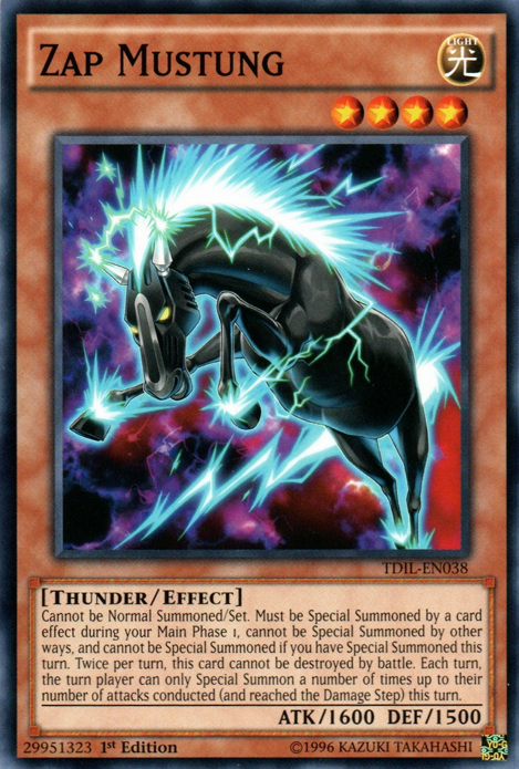 Zap Mustung [TDIL-EN038] Common Yu-Gi-Oh!