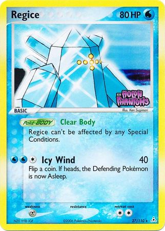 Regice (27/110) (Stamped) [EX: Holon Phantoms] Pokémon