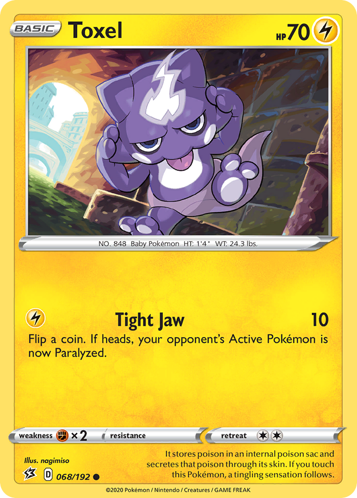 Toxel (068/192) [Sword & Shield: Rebel Clash] Pokémon