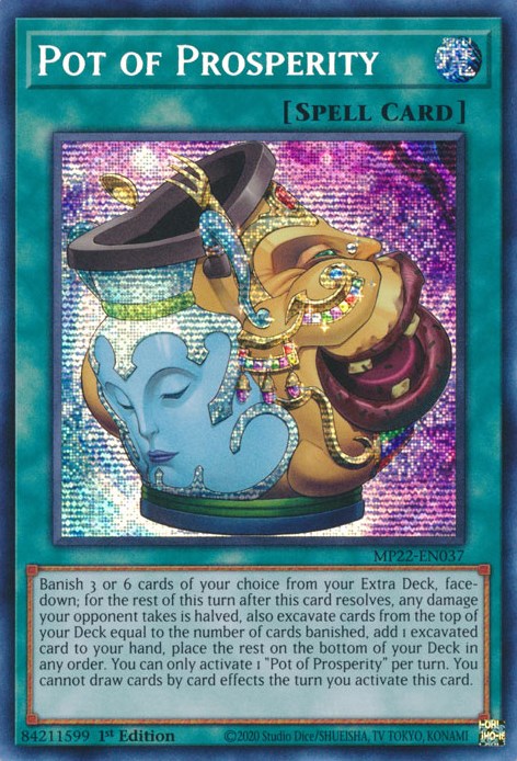 Pot of Prosperity [MP22-EN037] Prismatic Secret Rare Yu-Gi-Oh!