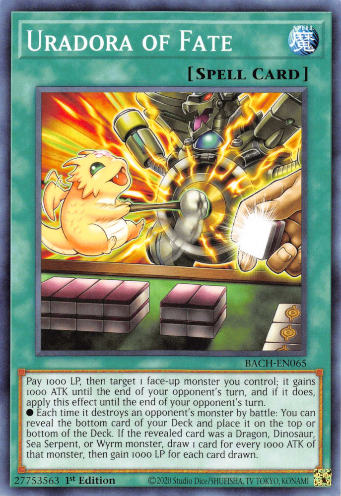 Uradora of Fate [BACH-EN065] Common Yu-Gi-Oh!
