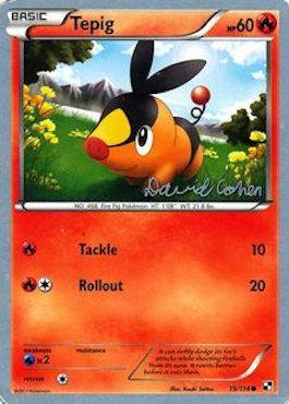 Tepig (15/114) (Twinboar - David Cohen) [World Championships 2011] Pokémon