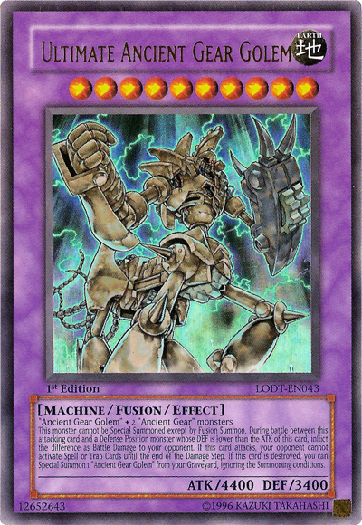 Ultimate Ancient Gear Golem [LODT-EN043] Ultra Rare Yu-Gi-Oh!