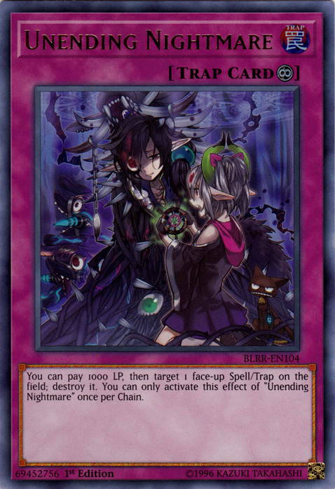 Unending Nightmare [BLRR-EN104] Ultra Rare Yu-Gi-Oh!