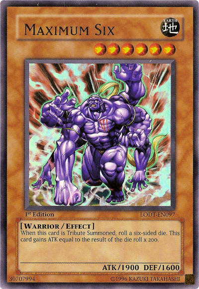 Maximum Six [LODT-EN097] Ultra Rare Yu-Gi-Oh!