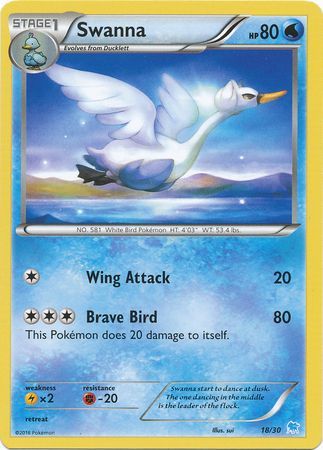 Swanna (18/30) [XY: Trainer Kit 3 - Suicune] Pokémon
