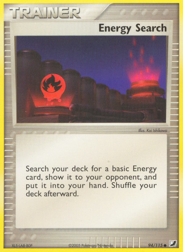 Energy Search (94/115) [EX: Unseen Forces] Pokémon