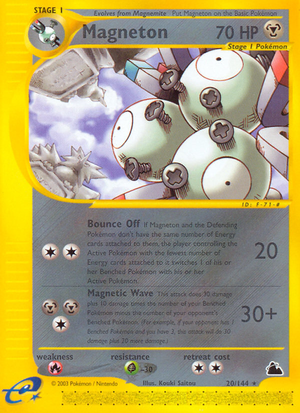 Magneton (20/144) [Skyridge] Pokémon