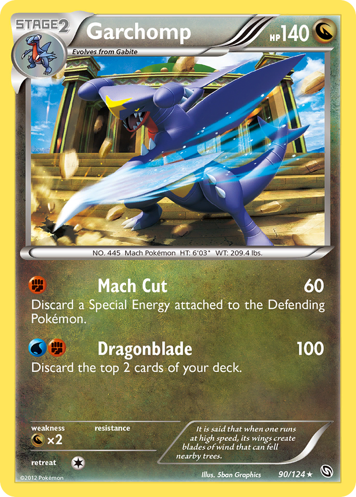 Garchomp (90/124) [Black & White: Dragons Exalted] Pokémon