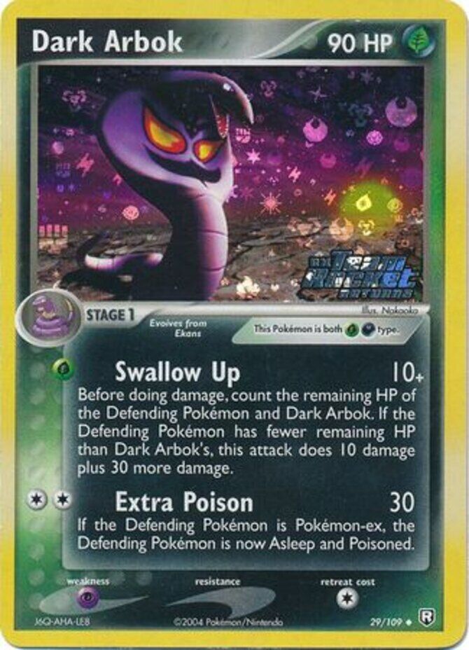 Dark Arbok (29/109) (Stamped) [EX: Team Rocket Returns] Pokémon