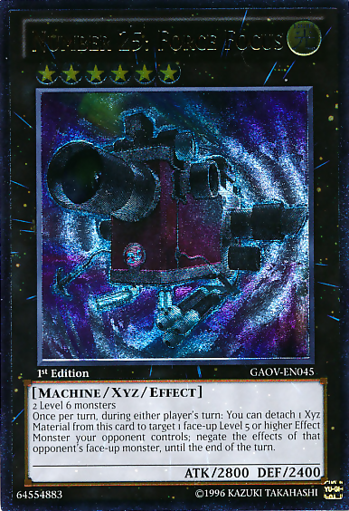 Number 25: Force Focus [GAOV-EN045] Ultimate Rare Yu-Gi-Oh!