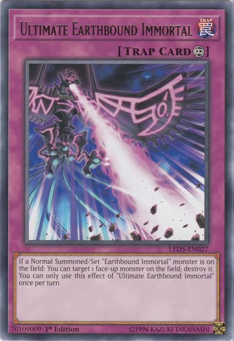 Ultimate Earthbound Immortal [LED5-EN027] Rare Yu-Gi-Oh!