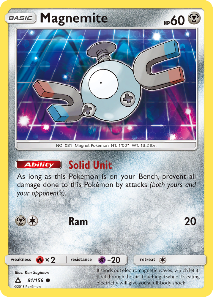 Magnemite (81/156) [Sun & Moon: Ultra Prism] Pokémon