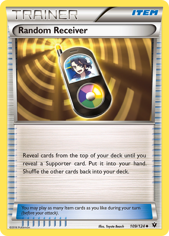Random Receiver (109/124) [XY: Fates Collide] Pokémon