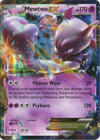 Mewtwo EX (61/162) (Jumbo Card) [XY: BREAKthrough] Pokémon