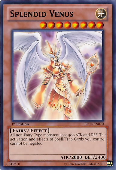 Splendid Venus [BP02-EN070] Mosaic Rare Yu-Gi-Oh!