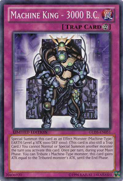 Machine King - 3000 B.C. [GLD5-EN051] Common Yu-Gi-Oh!