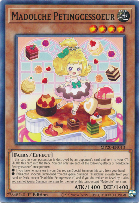 Madolche Petingcessoeur [MP20-EN013] Common Yu-Gi-Oh!
