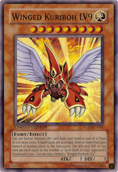 Winged Kuriboh LV9 [YG03-EN001] Ultra Rare Yu-Gi-Oh!