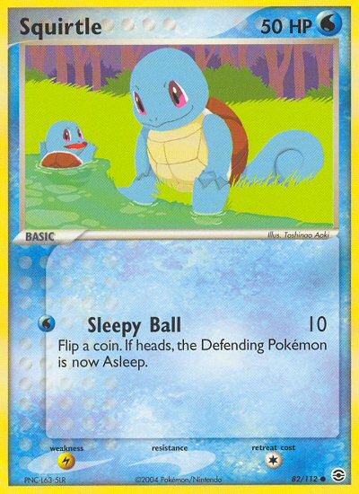 Squirtle (82/112) [EX: FireRed & LeafGreen] Pokémon