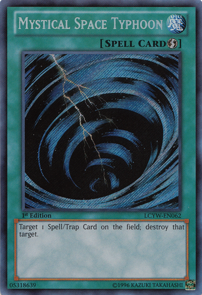 Mystical Space Typhoon [LCYW-EN062] Secret Rare Yu-Gi-Oh!