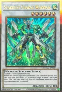Stardust Charge Warrior [MAGO-EN029] Gold Rare Yu-Gi-Oh!