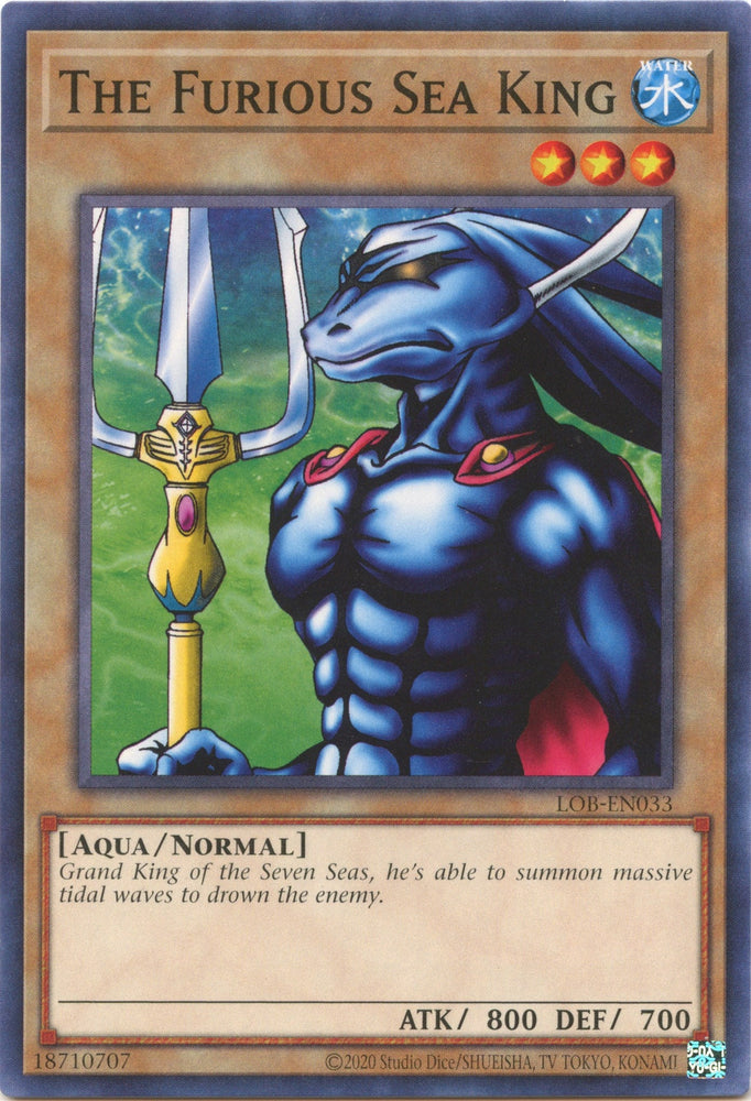 The Furious Sea King (25th Anniversary) [LOB-EN033] Common Yu-Gi-Oh!