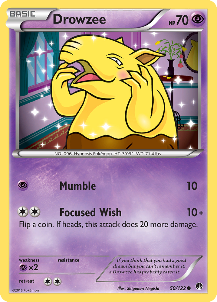 Drowzee (50/122) [XY: BREAKpoint] Pokémon