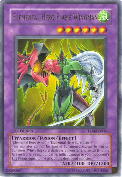 Elemental Hero Flame Wingman [TLM-EN035] Ultra Rare Yu-Gi-Oh!