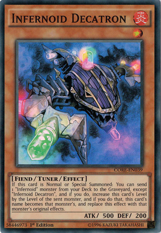 Infernoid Decatron [CORE-EN039] Super Rare Yu-Gi-Oh!