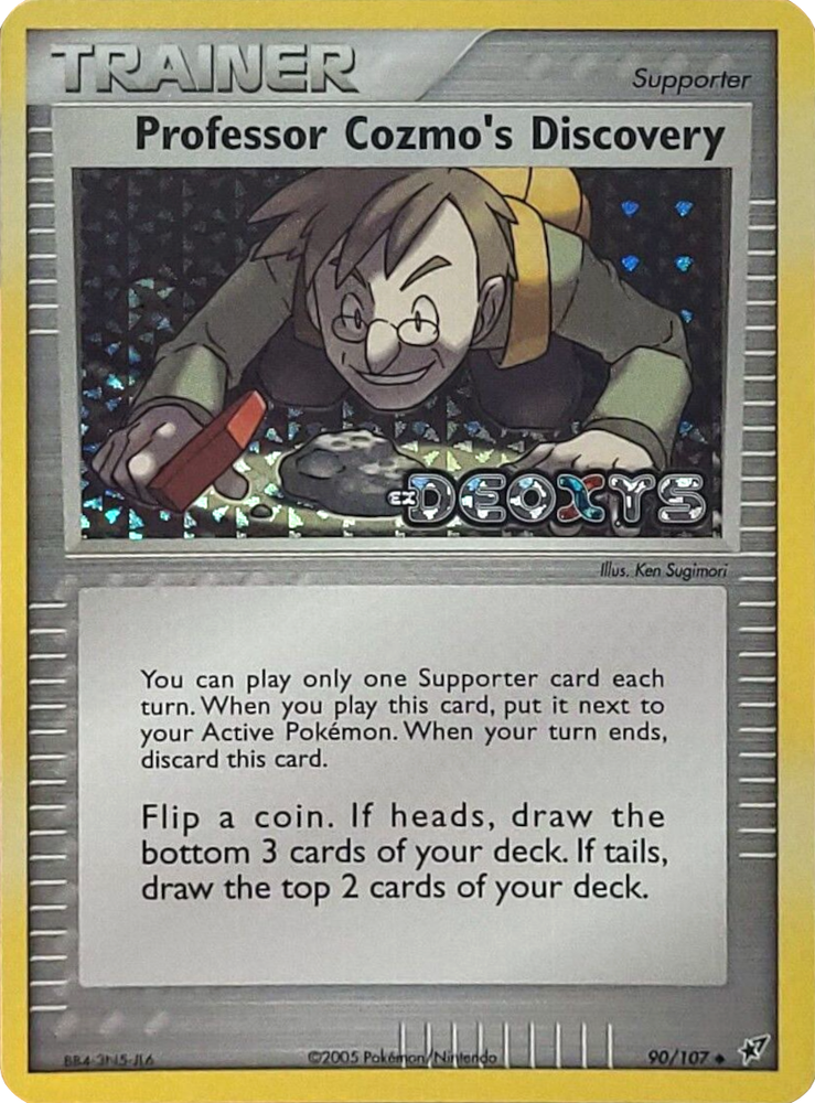 Professor Cozmo's Discovery (90/107) (Stamped) [EX: Deoxys] Pokémon