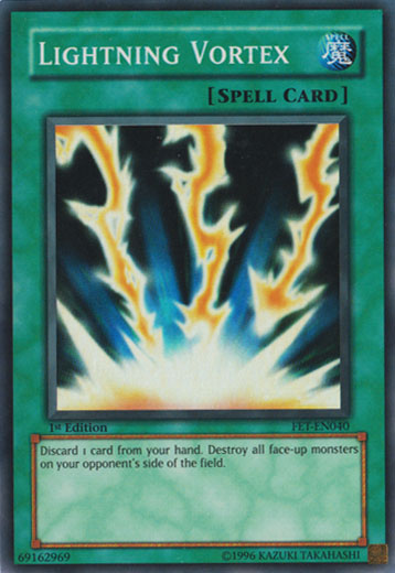 Lightning Vortex [FET-EN040] Super Rare Yu-Gi-Oh!