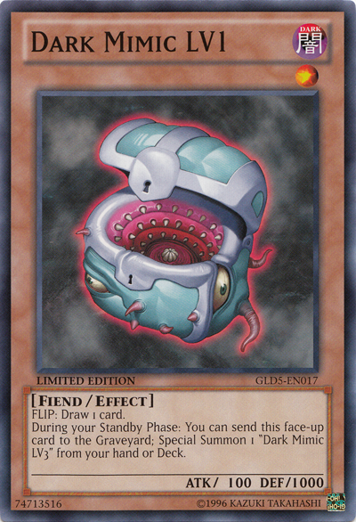 Dark Mimic LV1 [GLD5-EN017] Common Yu-Gi-Oh!