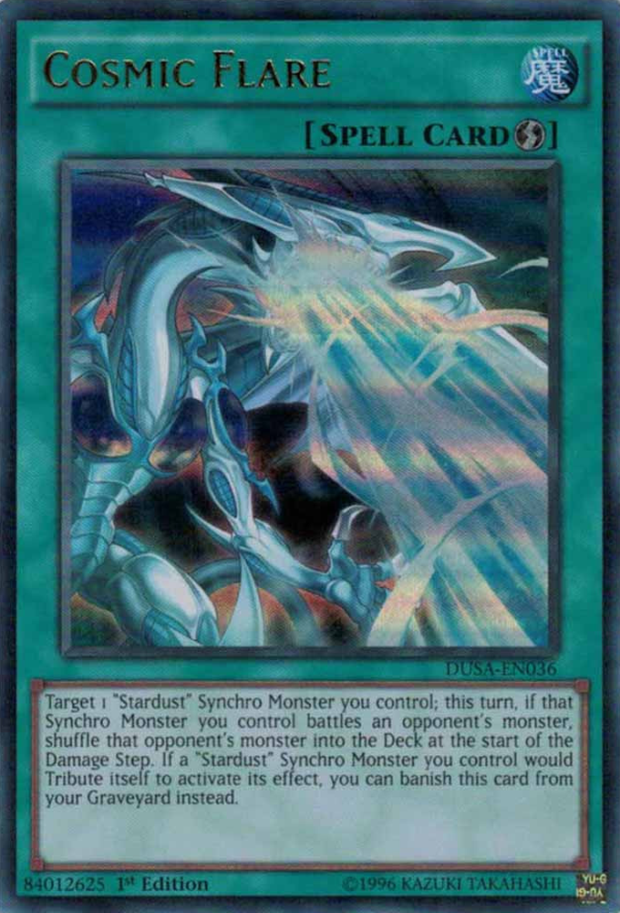 Cosmic Flare [DUSA-EN036] Ultra Rare Yu-Gi-Oh!