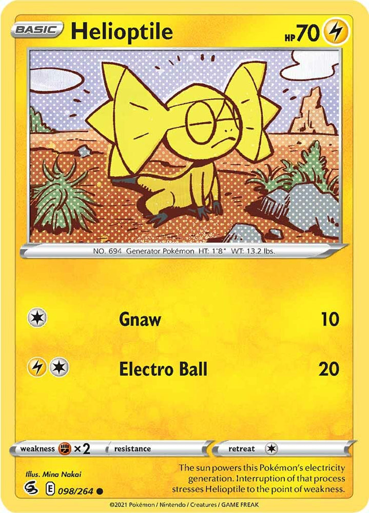 Helioptile (098/264) [Sword & Shield: Fusion Strike] Pokémon