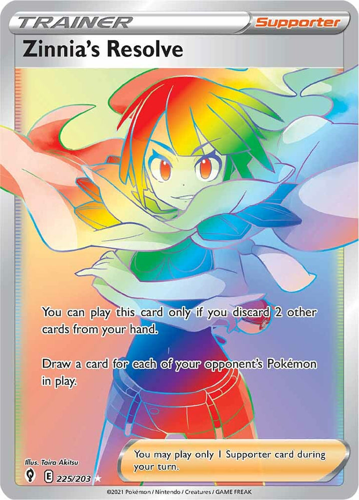 Zinnia's Resolve (225/203) [Sword & Shield: Evolving Skies] Pokémon