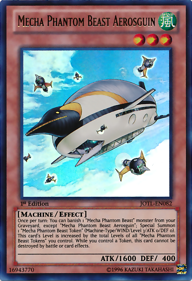Mecha Phantom Beast Aerosguin [JOTL-EN082] Ultra Rare Yu-Gi-Oh!