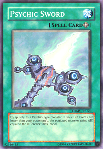 Psychic Sword [CRMS-EN054] Common Yu-Gi-Oh!