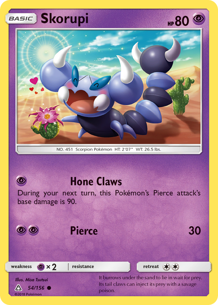 Skorupi (54/156) [Sun & Moon: Ultra Prism] Pokémon