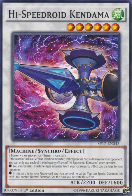 Hi-Speedroid Kendama [SP17-EN043] Common Yu-Gi-Oh!
