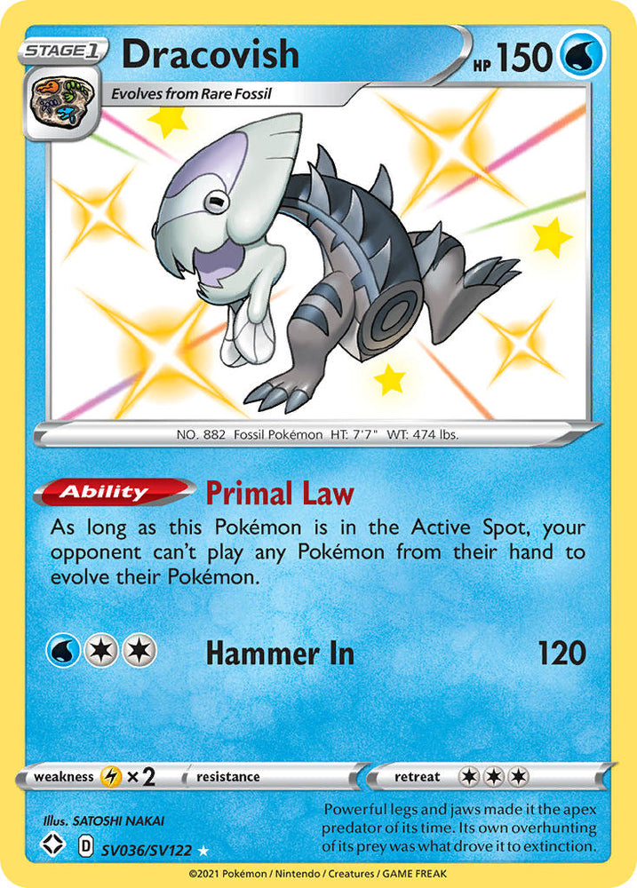 Dracovish (SV036/SV122) [Sword & Shield: Shining Fates] Pokémon
