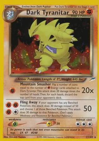 Dark Tyranitar (11/105) [Neo Destiny Unlimited] Pokémon