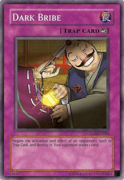 Dark Bribe (GX Tag Force 2) [GX04-EN002] Super Rare Yu-Gi-Oh!